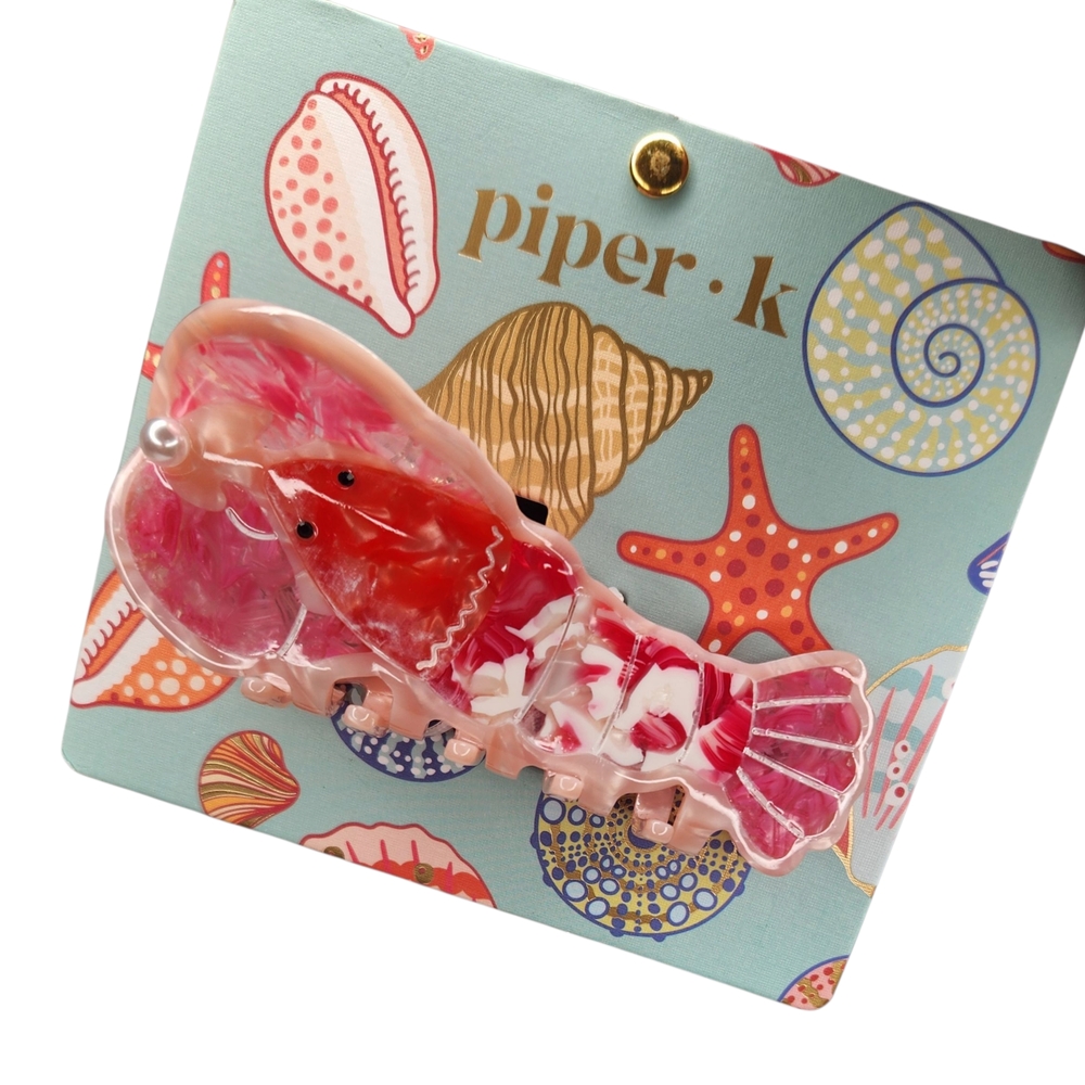 Piper K Lobster Pearl Embellished Hair Clip